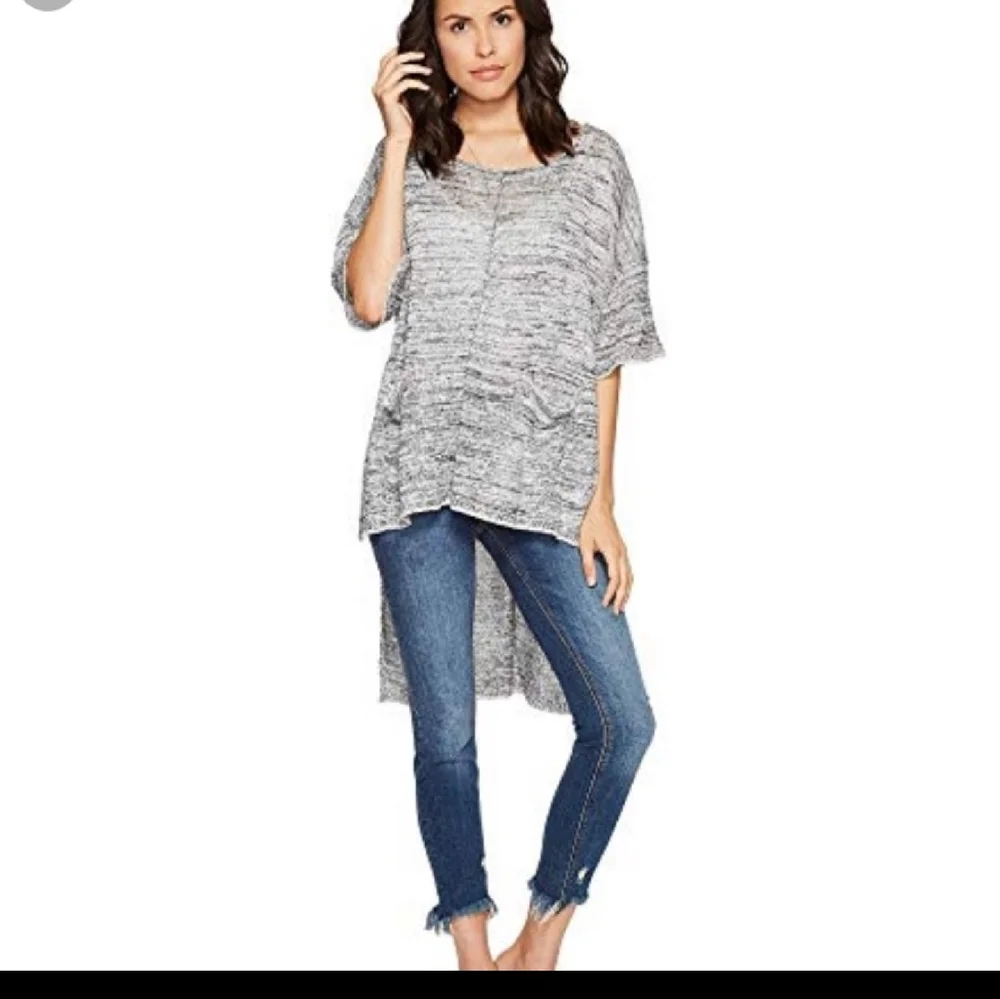 Free People Melange High Low Sweater